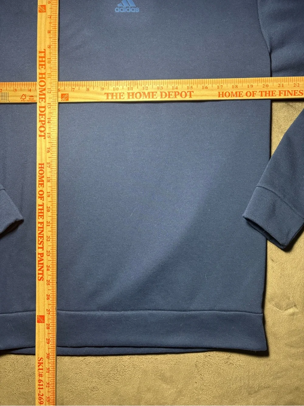 Adidas 3-Stripe Crewneck Sweatshirt – Men's Size Large